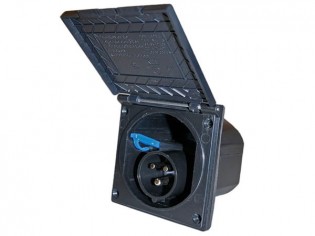 Gniazdo czarne przyłącza...