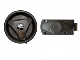 Okrągły zamek do przyczepy...