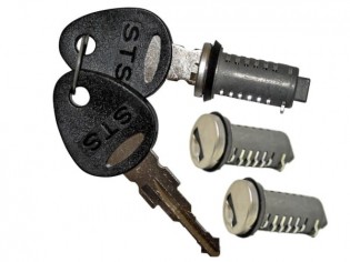 Zamek 3 wkładki 2 klucze...