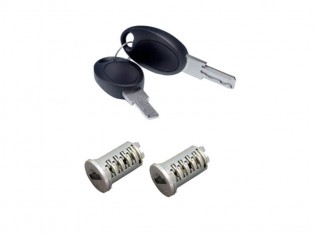 Zamek 2 wkładki 2 klucze...