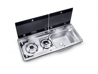 Kuchenka ze zlewozmywakiem...