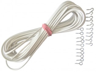 Linka do firanek 10m biała...