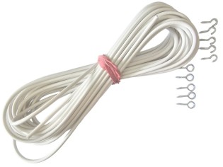 Linka do firanek 5m biała 5...